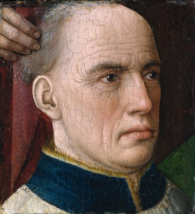 Hoofd van een Donor, ca. 1460 door Albert van Ouwater