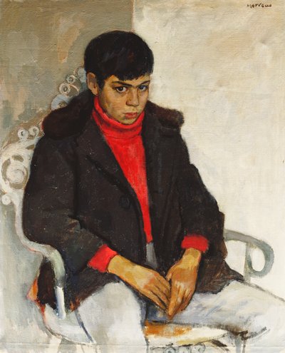 Portret van Laurie Morrocco door Alberto Morrocco