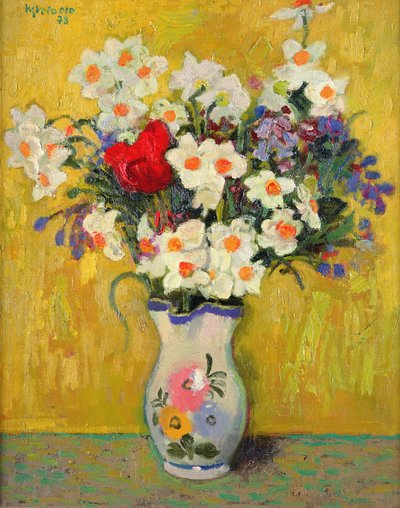 Lentebloemen door Alberto Morrocco