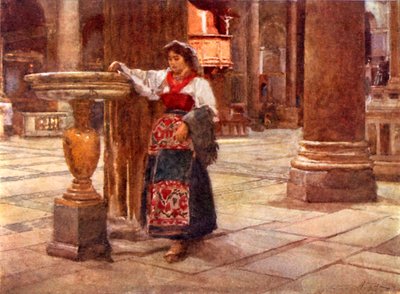 In de kerk van Ara Coeli door Alberto Pisa