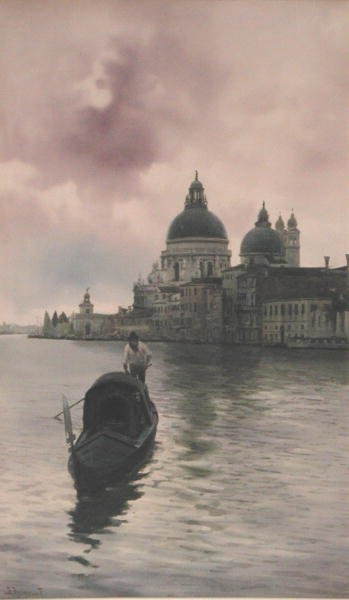 Vroege Ochtend op het Grote Kanaal, Venetië door Alberto Prosdocini or Prosdocimi