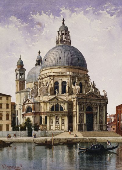 Santa Maria della Salute, Venetië door Alberto Prosdocini or Prosdocimi
