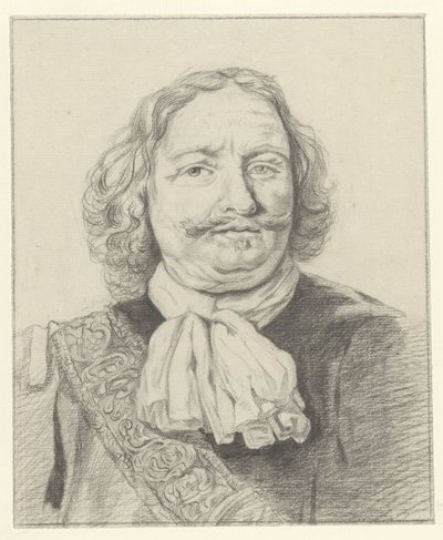 Portret van Egbert Meussen Kortenaer door Albertus Brondgeest