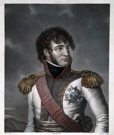 Portret van Joachim Murat door Albertus Gregorius