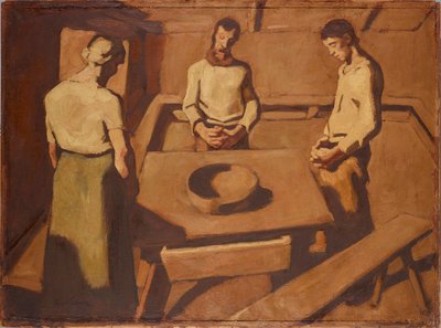 Het tafelgebed door Albin Egger Lienz