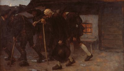 Na het sluiten van de vrede door Albin Egger Lienz