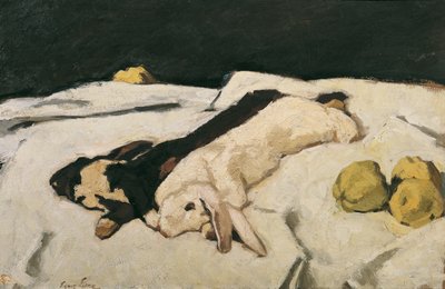 Dode Hazen door Albin Egger Lienz