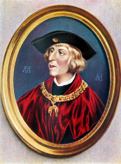 Maximiliaan I van Habsburg door Albrecht (after) Durer or Duerer