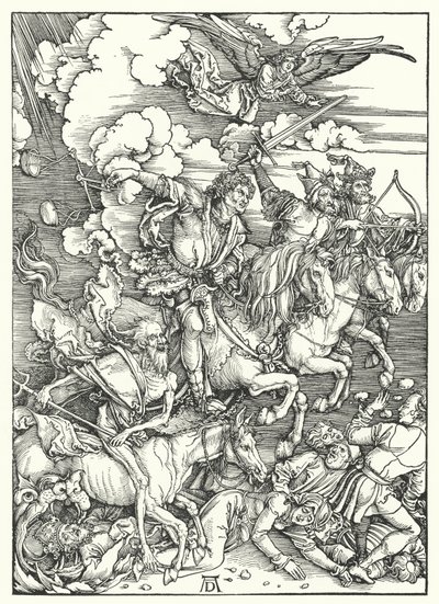 De Vier Ruiters van de Apocalyps door Albrecht (after) Durer or Duerer
