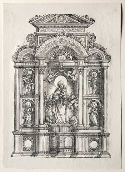 Altaar met de Schone Maria van Regensburg door Albrecht Altdorfer