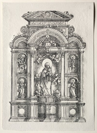 Altaar met de Schöne Maria van Regensburg, 1520 door Albrecht Altdorfer
