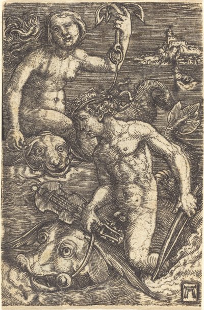 Arion en Nereïde door Albrecht Altdorfer