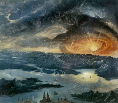 Slag bij Issus tussen Alexander de Grote en Darius III door Albrecht Altdorfer