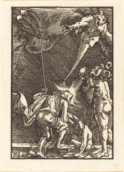 Christus Daalt af naar de Hel door Albrecht Altdorfer