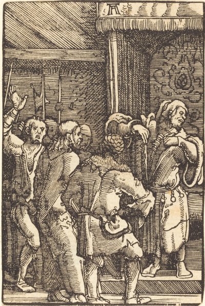 Christus voor Caiphas door Albrecht Altdorfer