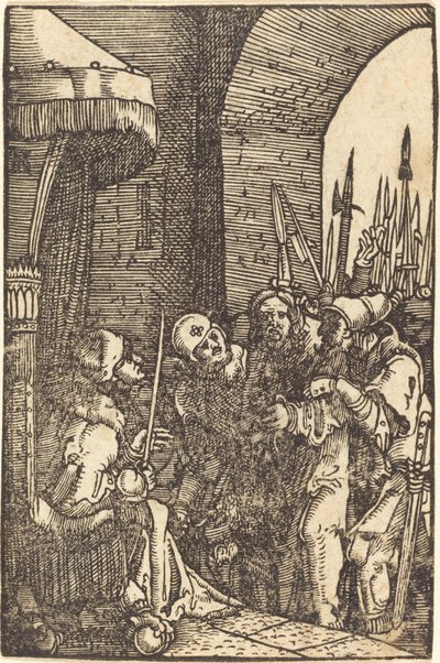 Christus voor Herodes door Albrecht Altdorfer