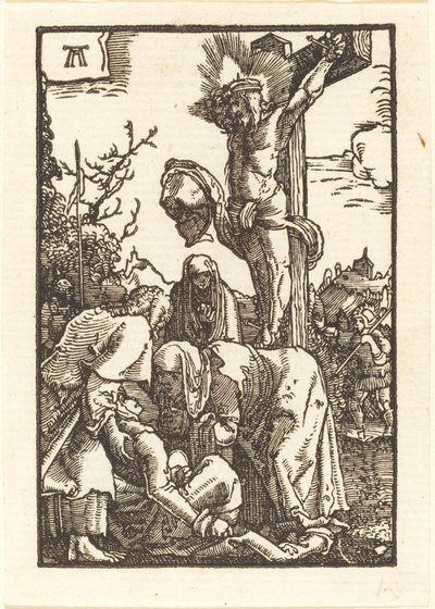 Christus aan het Kruis door Albrecht Altdorfer
