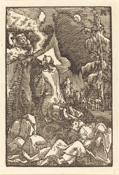 Christus op de Olijfberg door Albrecht Altdorfer