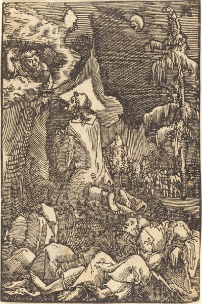 Christus op de Olijfberg door Albrecht Altdorfer