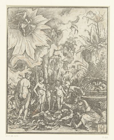 De droom van Paris door Albrecht Altdorfer