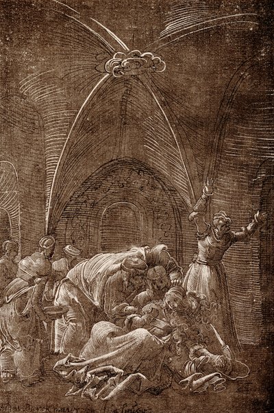Dood van Lucretia door Albrecht Altdorfer