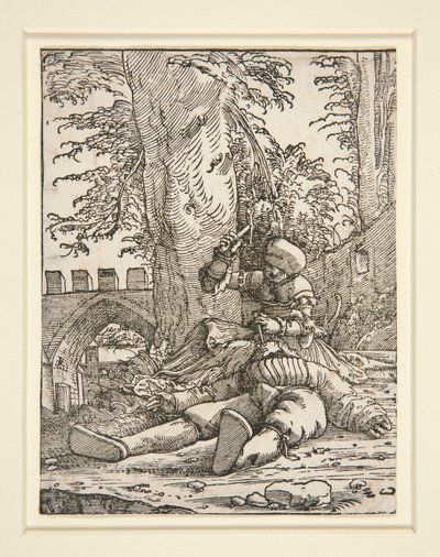 Jael en Sisera door Albrecht Altdorfer