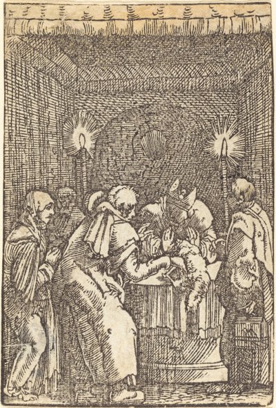Joachims Offer Weigerd door Albrecht Altdorfer