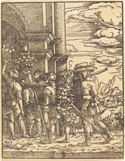 Jozua en Kaleb door Albrecht Altdorfer