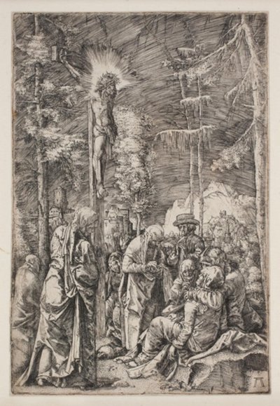 Christus aan het kruis door Albrecht Altdorfer