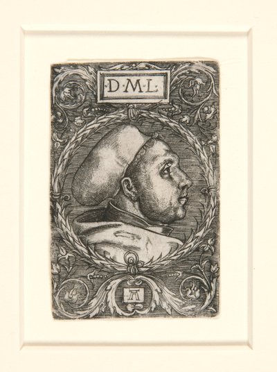 Maarten Luther met een Doctorale Hoed door Albrecht Altdorfer