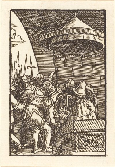 Pilatus wast zijn handen door Albrecht Altdorfer