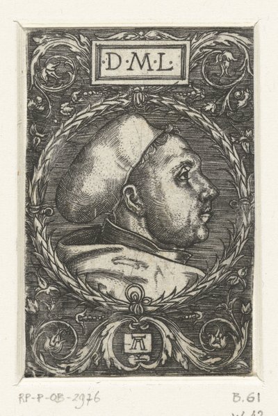 Portret van Martin Luther door Albrecht Altdorfer