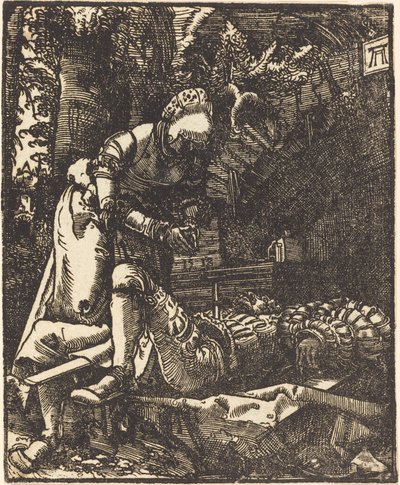 Pyramus en Thisbe door Albrecht Altdorfer