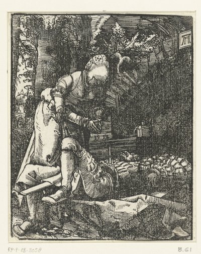 Pyramus en Thisbe door Albrecht Altdorfer