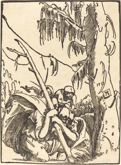 Sint Christoffel door Albrecht Altdorfer