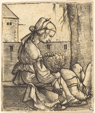 Samson en Delila door Albrecht Altdorfer