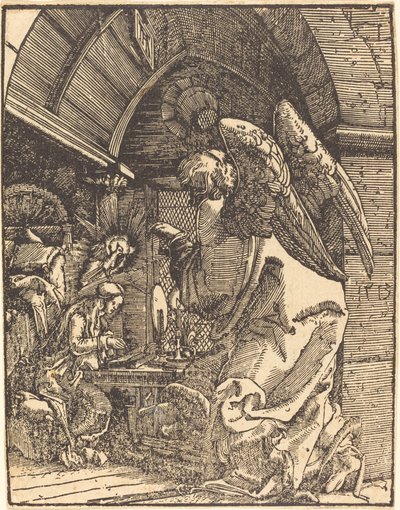 De annunciatie door Albrecht Altdorfer