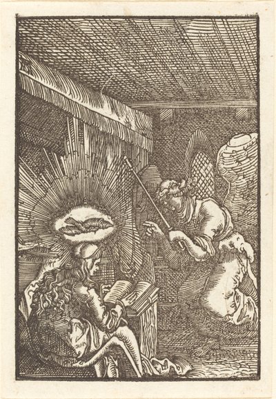 De annunciatie door Albrecht Altdorfer
