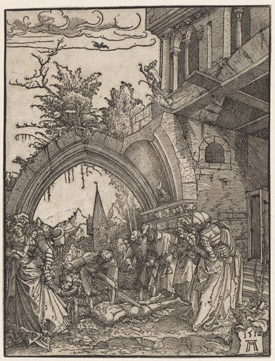 De Onthoofding van Johannes de Doper, 1512 door Albrecht Altdorfer