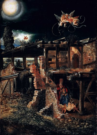 De Geboorte van Christus door Albrecht Altdorfer