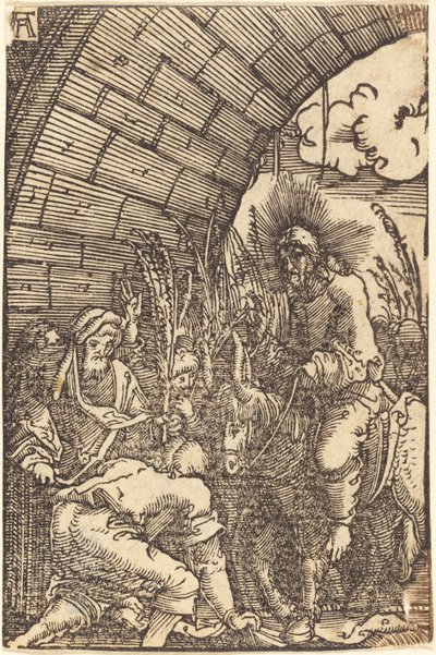 De Intocht in Jeruzalem door Albrecht Altdorfer