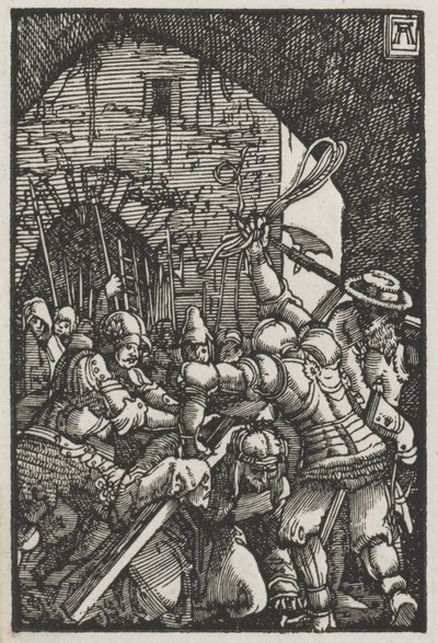 De Val en Verlossing van de Mens: Christus draagt het Kruis door Albrecht Altdorfer