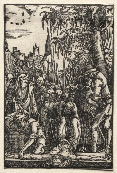 De Val en Verlossing van de Mens: Christus aan het Kruis genageld, ca. 1515 door Albrecht Altdorfer