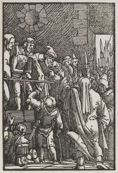 De val en verlossing van de mens: Ecco Homo, ca. 1515 door Albrecht Altdorfer