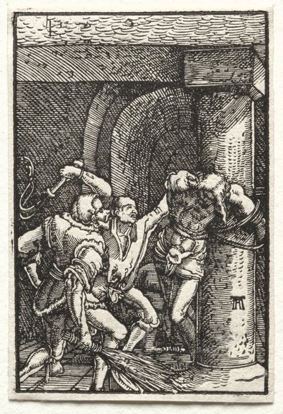 De val en verlossing van de mens: Geseling van Christus door Albrecht Altdorfer