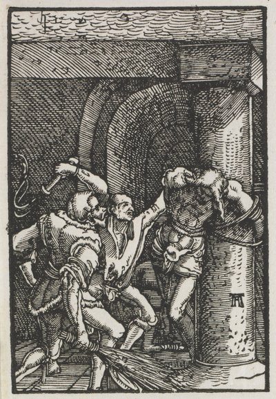 De Val en Verlossing van de Mens: Geseling van Christus door Albrecht Altdorfer