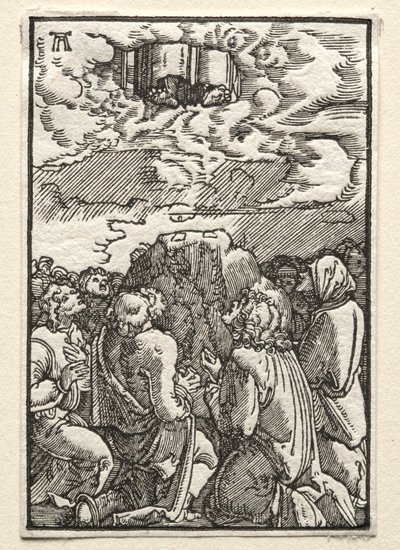 De val en verlossing van de mens: De hemelvaart door Albrecht Altdorfer