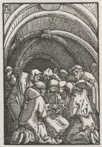 De Val en Verlossing van de Mens: De Dood van de Maagd door Albrecht Altdorfer