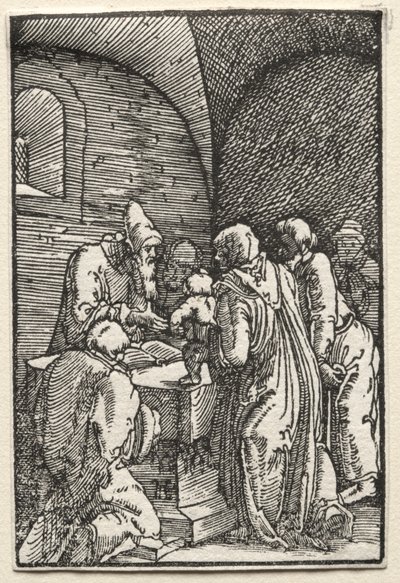 De val en verlossing van de mens: De presentatie van Christus in de tempel door Albrecht Altdorfer
