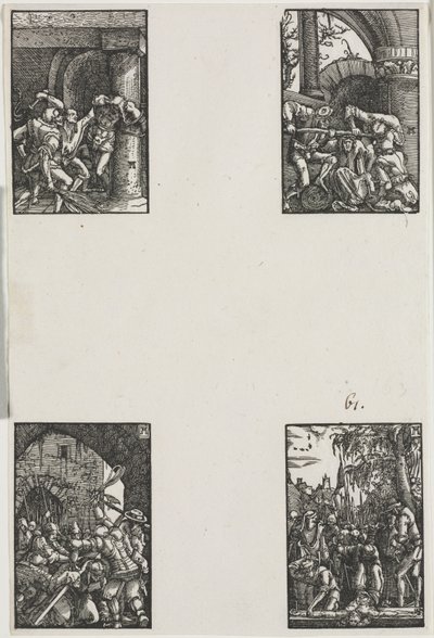De val en verlossing van de mens, c. 1515 door Albrecht Altdorfer
